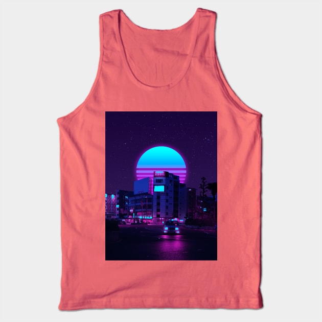 Cyber city 2 Tank Top by funglazie